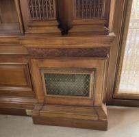 A highly Important museum-quality fireplace and matching panelled room exhibited at the Paris Universal Exhibition in 1878. Winning a Gold Medal. Made by George Trollope and Sons - Thumbnail 12