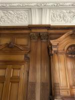 A highly Important museum-quality fireplace and matching panelled room exhibited at the Paris Universal Exhibition in 1878. Winning a Gold Medal. Made by George Trollope and Sons - Thumbnail 18