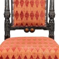 Lambs of Manchester. A rare pair of exhibition-quality Aesthetic Movement ebonized oak side chairs - Thumbnail 13