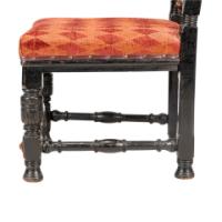 Lambs of Manchester. A rare pair of exhibition-quality Aesthetic Movement ebonized oak side chairs - Thumbnail 17