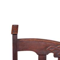 Liberty & Co., attributed. An Arts and Crafts Reclining Armchair with Carved Floral Details - Thumbnail 16