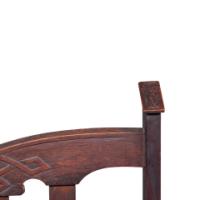 Liberty & Co., attributed. An Arts and Crafts Reclining Armchair with Carved Floral Details - Thumbnail 17