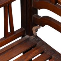 Liberty & Co., attributed. An Arts and Crafts Reclining Armchair with Carved Floral Details - Thumbnail 22