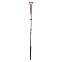 Thorton and Downer, attributed. An Arts and Crafts Cotswold School polished steel hand wrought poker - Thumbnail 5