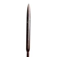 Thorton and Downer, attributed. An Arts and Crafts Cotswold School polished steel hand wrought poker - Thumbnail 8
