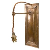 Birmingham Guild of Handicraft. A rare pair of Arts & Crafts patinated bronze wall lights - Thumbnail 5