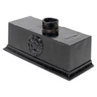 A set of four Arts and Crafts cast iron rain hoppers - Thumbnail 5