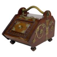 Dr Christopher Dresser for Benham & Froud – Gothic Revival Walnut Coal Box