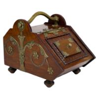 Dr Christopher Dresser for Benham & Froud – Gothic Revival Walnut Coal Box - Thumbnail 3