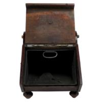Dr Christopher Dresser for Benham & Froud – Gothic Revival Walnut Coal Box - Thumbnail 18