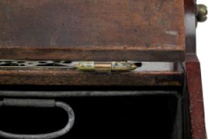 Dr Christopher Dresser for Benham & Froud – Gothic Revival Walnut Coal Box - Thumbnail 19