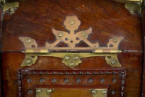 Dr Christopher Dresser for Benham & Froud – Gothic Revival Walnut Coal Box - Thumbnail 14