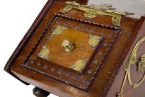 Dr Christopher Dresser for Benham & Froud – Gothic Revival Walnut Coal Box - Thumbnail 16