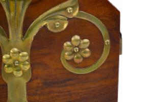 Dr Christopher Dresser for Benham & Froud – Gothic Revival Walnut Coal Box - Thumbnail 23