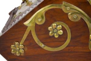 Dr Christopher Dresser for Benham & Froud – Gothic Revival Walnut Coal Box - Thumbnail 26