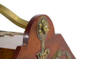 Dr Christopher Dresser for Benham & Froud – Gothic Revival Walnut Coal Box - Thumbnail 29