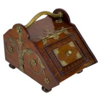 Dr Christopher Dresser for Benham & Froud – Gothic Revival Walnut Coal Box - Thumbnail 9