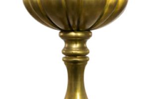 A GEC Arts & Crafts Brass Three Branch Ceiling Light Re-wired in Period Style Cable - Thumbnail 11