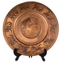 WMF – Pair of Brass Wall Plaques with Embossed Portraits - Thumbnail 14