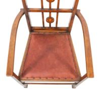 Liberty & Co., attributed. An Arts & Crafts Mahogany Armchair - Thumbnail 10