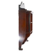 Collinson & Lock an English Aesthetic Movement Mahogany Glazed Wall Cabinet - Thumbnail 3