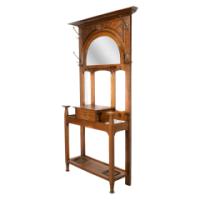 Harris Lebus. A Superb Quality Arts & Crafts Hallstand - Thumbnail 3