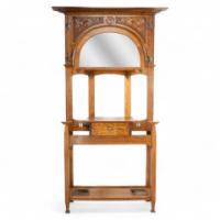 Harris Lebus. A Superb Quality Arts & Crafts Hallstand - Thumbnail 1
