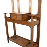 Harris Lebus. A Superb Quality Arts & Crafts Hallstand - Thumbnail 14
