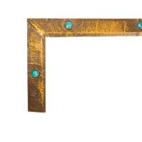 Good Arts & Crafts Copper Fender with Ruskin Jewels - Thumbnail 3