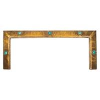 Good Arts & Crafts Copper Fender with Ruskin Jewels - Thumbnail 2