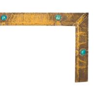 Good Arts & Crafts Copper Fender with Ruskin Jewels - Thumbnail 4