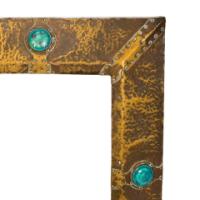 Good Arts & Crafts Copper Fender with Ruskin Jewels - Thumbnail 5