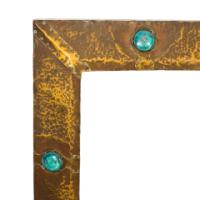 Good Arts & Crafts Copper Fender with Ruskin Jewels - Thumbnail 7