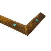 Good Arts & Crafts Copper Fender with Ruskin Jewels - Thumbnail 8