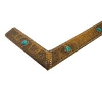 Good Arts & Crafts Copper Fender with Ruskin Jewels - Thumbnail 9