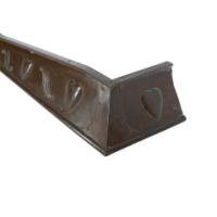 Good Quality Arts & Crafts Copper Fender with Repousse Heart Details - Thumbnail 6