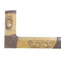 Arts and Crafts Copper, Brass and Iron Fender c.1900 - Thumbnail 5