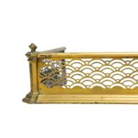 Thomas Jeckyll Made by Barnard Bishop & Barnard. An Anglo-Japanese Brass Fender - Thumbnail 8