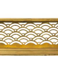 Thomas Jeckyll Made by Barnard Bishop & Barnard. An Anglo-Japanese Brass Fender - Thumbnail 9