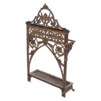 Dr. C. Dresser an Aesthetic Movement Cast Iron Stick Stand Made by Coalbrookdale - Thumbnail 4