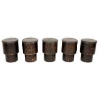 Set of Fourteen Mid-Century Modern Wooden Cafe/Bar Stools of Differing Designs - Thumbnail 22