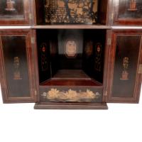 W. J. Neatby, attributed. English Art Nouveau Music Cabinet with Musicians to the Doors - Thumbnail 30