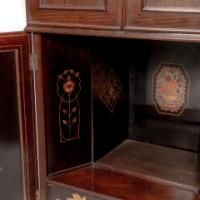 W. J. Neatby, attributed. English Art Nouveau Music Cabinet with Musicians to the Doors - Thumbnail 34