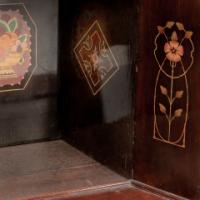 W. J. Neatby, attributed. English Art Nouveau Music Cabinet with Musicians to the Doors - Thumbnail 35