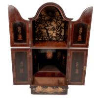 W. J. Neatby, attributed. English Art Nouveau Music Cabinet with Musicians to the Doors - Thumbnail 37
