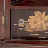 W. J. Neatby, attributed. English Art Nouveau Music Cabinet with Musicians to the Doors - Thumbnail 44