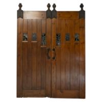 M. H. Baillie Scott. An Exceptional Set of Arts & Crafts Exterior/Interior Doors - Thumbnail 2