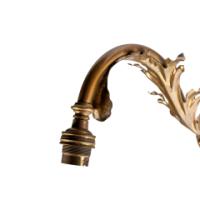 Single Arts and Crafts brass wall light with stylised leaf detail, c.1905 - Thumbnail 14