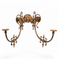 Arts and Crafts, c.1890 Set of Six Brass Wall Lights - Thumbnail 2