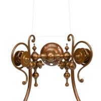 Arts and Crafts, c.1890 Set of Six Brass Wall Lights - Thumbnail 13